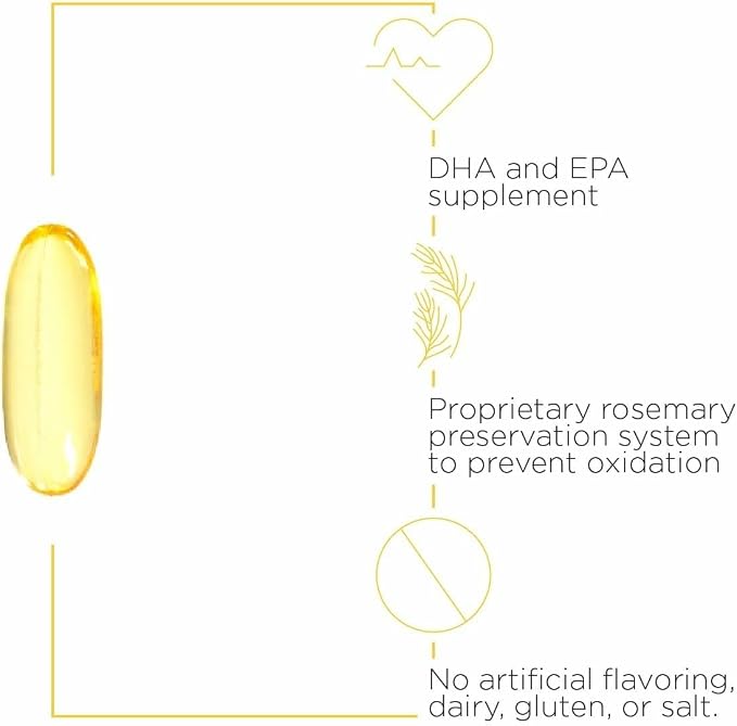 Integrative Therapeutics Pure Omega Ultra HP 1392 mg - Omega-3 Fish Oil Supplement with Essential Fatty Acids - Heart Health Support* - Gluten-Free & Dairy-Free - 90 Count (90 Servings)