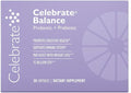 Celebrate Vitamins Balance Probiotic + Prebiotic - Post Bariatric Surgery Daily Supplement for Women & Men, 28.5 Billion CFU - Supports Digestive & Immune Health, Gluten Free (30 Capsules)