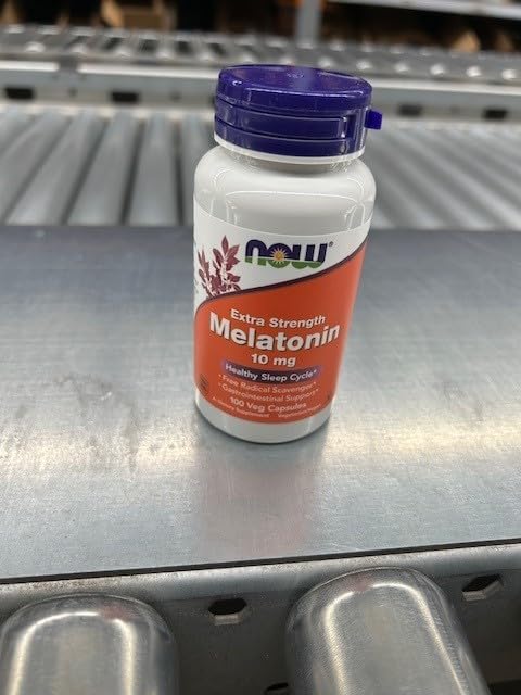 Now Supplements, Melatonin, Extra Strength 10 mg, 100 Veg Capsules (Pack of 2)