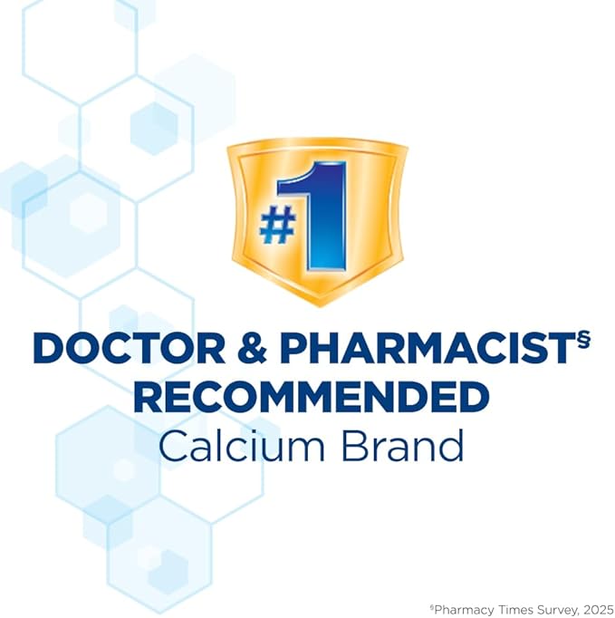 Citracal Slow Release- Calcium 1200 mg with Vitamin D3, Magnesium, Calcium Supplement, Bone Health Support, Take Once Daily Caplet, 80 Count