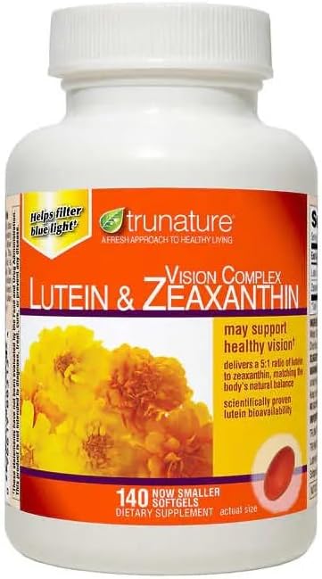 Tru-Nature Vision Complex Lutein & Zeaxanthin, a Bundle of 140 Softgels