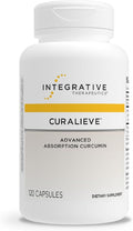 Integrative Therapeutics Curalieve - Curcumin Formula for Antioxidant Support* - High Absorption Curcumin - Vegan, Gluten-Free & Dairy-Free - 120 Capsules (60 Servings)