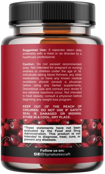 Extra Strength Tart Cherry Capsules - Tart Cherry Extract Capsules for Uric Acid Cleanse for Kidney Support - Fruit Extract Supplement for Urinary Tract Health & Joint Support - 120 Count