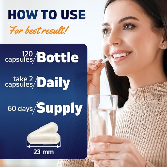 Vitamatic Hydrolyzed Keratin 500mg per Serving - 120 Vegetarian Capsules - Keratin Supplements for Healthy Hair Skin & Nails for Adults (Pack of 2)