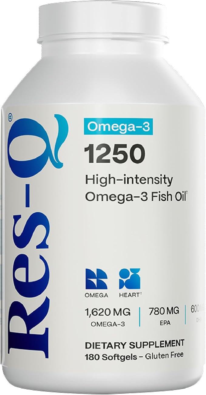 Res-Q 1250 Omega-3 Fish Oil Capsules