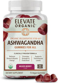 Regenerative Fermented KSM-66 Ashwagandha Vegan Gummies with Acti Veda™, Mixed Berry (600mg, 25 Servings), Up to 150% More Effective Than KSM-66 Alone