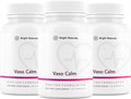 Vaso Calm - Healthy Blood Balance Supplement - Features Fermented Garlic, Celery and Grape Seed Extract, Hibiscus, and Vitamin K2 - Made in the USA, 180 Capsules