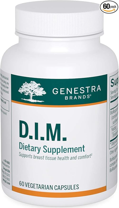 Genestra Brands D.I.M. | Diindolylmethane (D.I.M.) Formulation | 60 Capsules