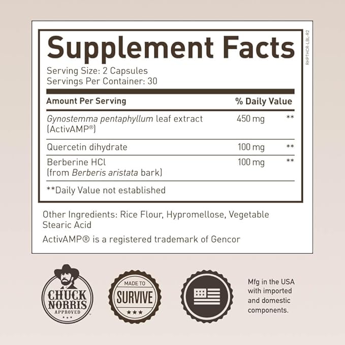 ROUNDHOUSE PROVISION Three Hit Combo by Chuck Norris – Fat Burner, Energy Booster & Wellness Support – 30-Day Supply (60 Capsules)