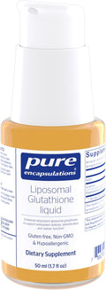 Pure Encapsulations Liposomal Glutathione Liquid | Enhanced Absorption Liposomal Glutathione to Support Antioxidant Defense, Detoxification and Cellular Function | 1.7 fl. oz.