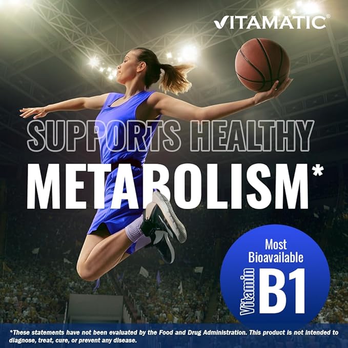 Vitamatic Benfotiamine 300 mg 90 Vegetarian Capsules - Also Called Fat Soluble Vitamin B1 (90 Count (Pack of 1)) (3 Bottles)