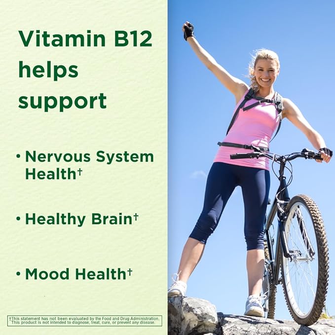 Methyl B12 1000mcg (120 Caps) High Absorption Methylcobalamin for Sustained Energy, Nerve & Heart Health* - Vegan Vitamin B12 by Innervis Nutrition