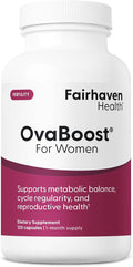 Fairhaven Health Ovaboost Fertility Supplements for Women | Conception for Her Support Ovulation & Egg Quality with Myo-Inositol & Folate | Prenatal Vitamin Natural Fertility Support | 120 Capsules