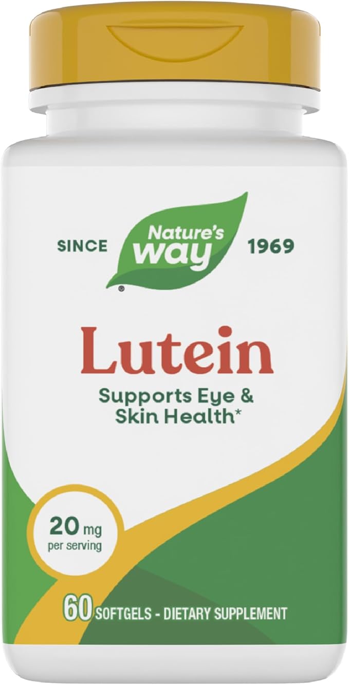 Nature's Way Lutein, Supports Eye Health*, 60 Soft Gels