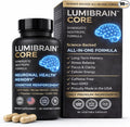 LumiBrain™ CORE Brain Supplement for Memory and Focus, Caffeine-Free Nootropic for Brain Energy, 90 Capsules