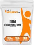 BulkSupplements.com DIM Powder - Diindolylmethane Powder, DIM Supplement for Men & Women - Unflavored & Gluten Free, 200mg per Serving, 100g (3.5 oz) (Pack of 1)
