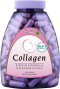 Sanar Naturals Collagen Pills with Biotin, Vitamin C - Supports Healthy Hair, Skin and Nails - Boost Hair Growth & Strong Nails - Collagen Biotin Supplement, 150 Capsules