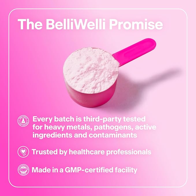 Belli Welli Fiber Supplement for Women & Men – Premium Daily Fiber Powder from Organic Acacia with Added Collagen, Electrolytes & Probiotics – No Bloat, Constipation & Gut Health Support (Wild Berry)