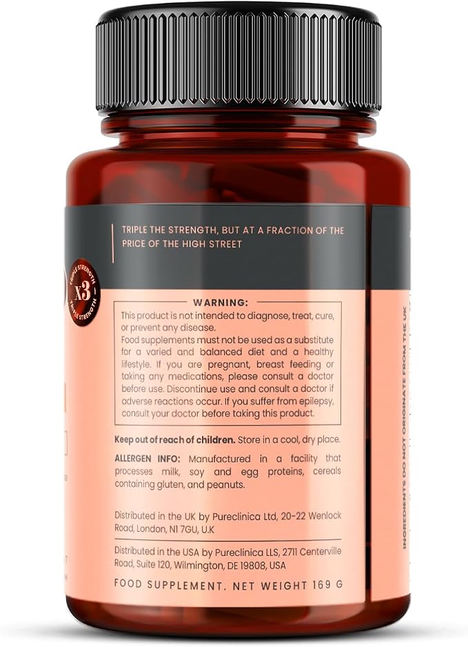 Triple Strength Hyaluronic Acid 300mg x 180 tablets (6 months supply). 300% stronger