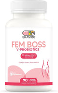 Women's Probiotic with Cranberry - 7.5 B CFUs for Vaginal & Gut Microbiome Support - 90 Vegan Capsules, Gluten Free