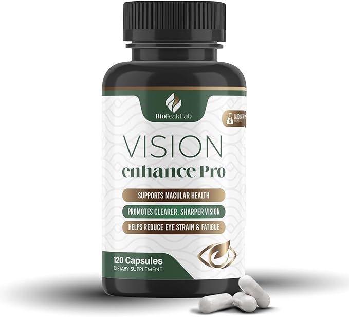 Vision Enhance Pro – Eye Wellness Supplement with Lutein, Zeaxanthin & Botanical Extracts | Supports Daily Eye Wellness & Visual Comfort | 60-Day Supply