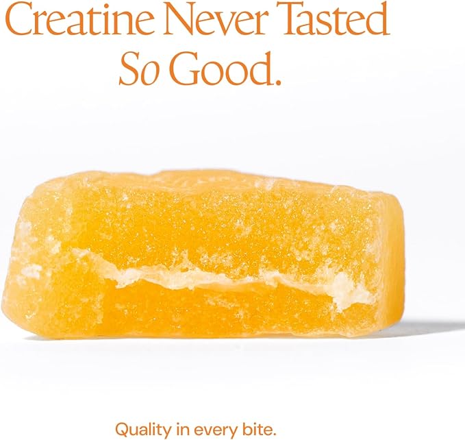 Create Creatine Gummies – Single-Serve Packs – 30ct – Orange | NSF Certified for Sport – Made with Creatine Monohydrate, Vegan & Gluten-Free, Anti-Melting Formula, 3 Gummies per Pack