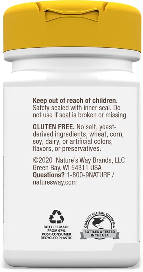 Nature's Way Alpha Lipoic Acid, Supports Healthy Nerve Function & Antioxidant Pathways*, 600 mg per 3-Capsule Serving, 60 Capsules (Packaging May Vary)
