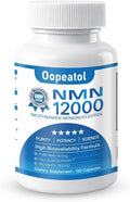 NMN 400mg per Serving, Nicotinamide Mononucleotide Supplement for Cellular Energy & Healthy Aging,Increased NAD Levels,Immune, Energy GMP Certified, 120 Capsules