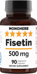 MONOHERB Fisetin 500 mg - 90 Vegetarian Capsules