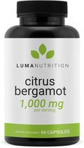 Luma Nutrition Citrus Bergamot 1000mg Per Serving - Citrus Bergamot Supplement - Heart Health Support - Made in the USA - Veteran Owned - 60 Capsules, 30 Servings
