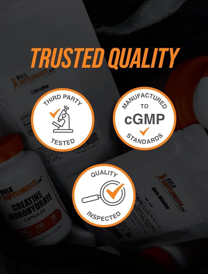 BulkSupplements.com N-Acetyl L-Glutamine Capsules - Glutamine Supplement, Amino Acids Supplement - Gluten Free, 1 Capsule per Serving (750mg), 360 Count (Pack of 1)