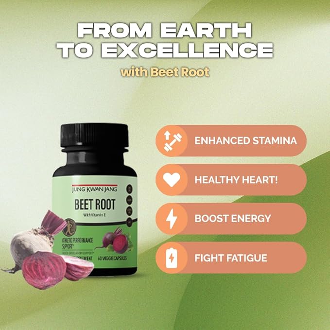 JUNG KWAN JANG Beet Root with Vitamin E - 60 Capsule