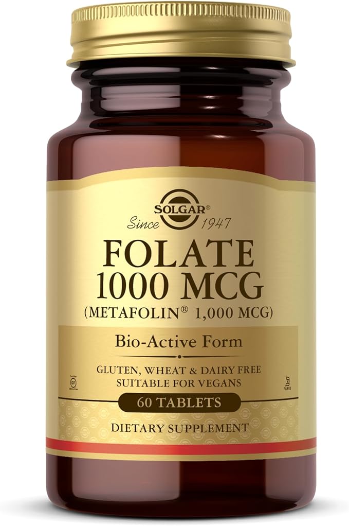 Folate (as Metafolin) 1000mg.