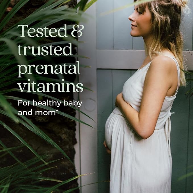 New Chapter Prenatal Vitamins, One Daily Prenatal Multivitamin with Methylfolate + Choline for Healthy Mom & Baby, Gluten Free & Non-GMO, 60 Count