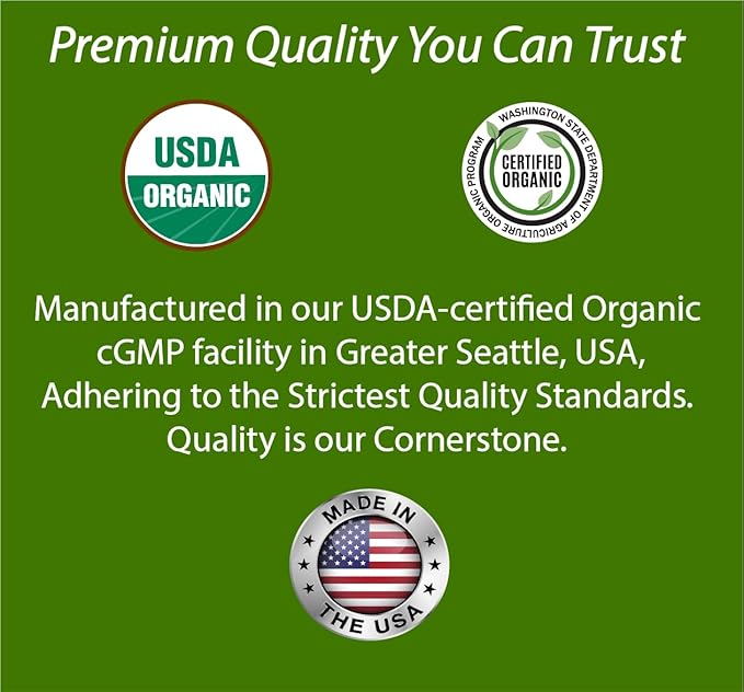 Advanced EyeCare | USDA Organic Eye Health Supplement with Lutein & Zeaxanthin | Maqui, Goji & Sea Buckthorn Extracts | 30-Day Supply | Vegan, Non-GMO, Made in USA