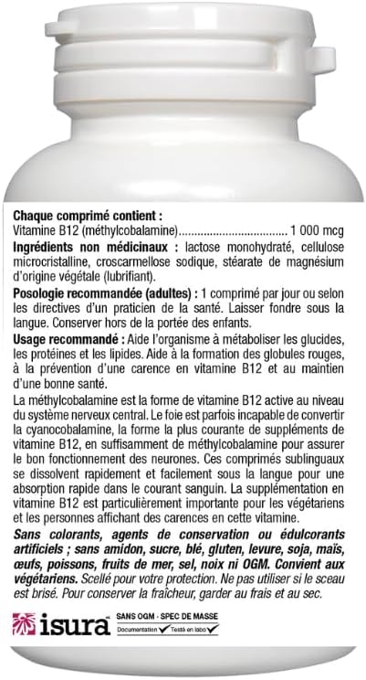 Bioclinic Naturals - B12 Methylcobalamin 1000 mcg 60 loz