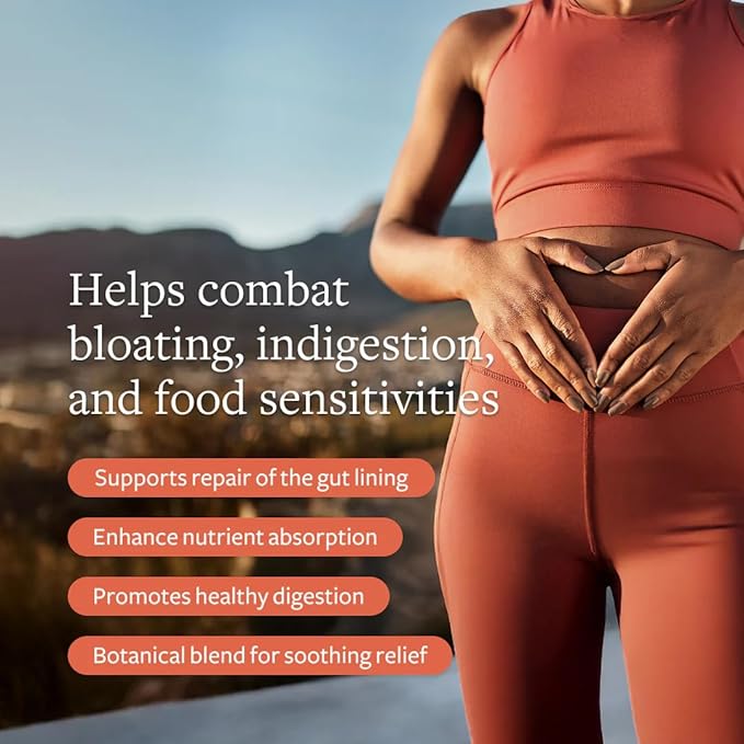 Gut Integrity L-Glutamine Powder, 5g Per Serving with Aloe, Slippery Elm & Marshmallow Root, Gut Lining & Digestive Comfort Support, Unflavored, 30 Servings