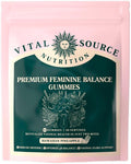 Vital Source Nutrition Vaginal Probiotic Gummies for Women - pH Balance and Immune Defense, Support Healthy Odor and Vaginal Flora - Vegan, Gluten-Free - Hawaiian Pineapple - 60 Gummies - 30 Servings