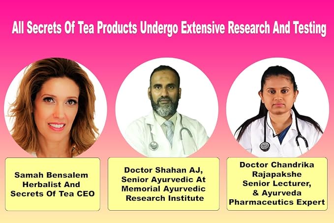 Secrets Of Tea Vidalocity Women's Fertility Support - Natural Blend with D-Chiro-Inositol, Folate, Myo-Inositol - Hormonal Balance - 60 Vegetarian Capsules