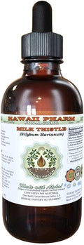Hawaii Pharm Milk Thistle Alcohol-Free Liquid Extract, Professional Grade, Small Batch Milk Thistle (Silybum marianum) Dried Seed Glycerite, 4 oz