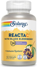 SOLARAY Reacta-C + Elderberry 500 mg VCapsules 120 Count