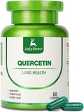 JulyDeer Quercetin 400 mg with Loquat Leaf Extract, Ursolic Acid 60 Capsules, Natural Antioxidant Flavonoids, Immune Support All Year Round