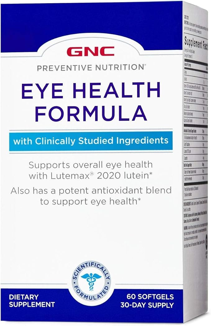GNC Eye Health Formula, Supports Eye Health with Lutein