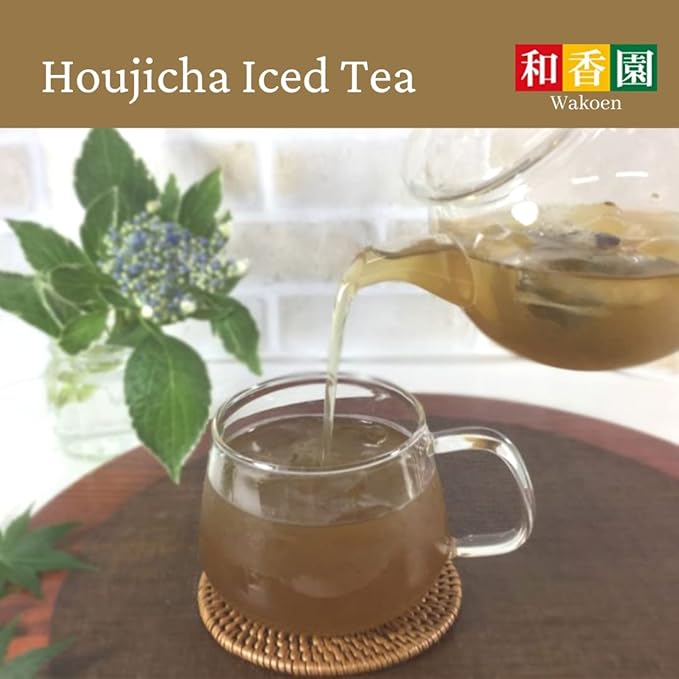 Houjicha premium green tea powder - Authentic Japanese Origin- 1 oz (30g) bag - from our Teahouse to your doorstep - [ Houjicha powder ] by Wakoen