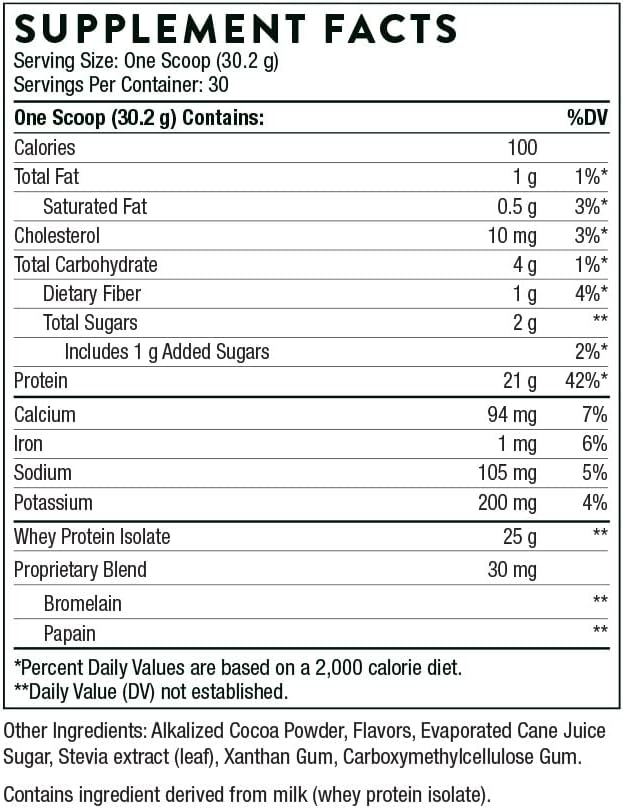 THORNE - Whey Protein Isolate (Chocolate, 31.9 Oz) & Amino Complex (Berry, 8 Oz) Bundle - Supports Muscle Repair & Recovery - NSF Certified for Sport - Gluten Free, Soy Free