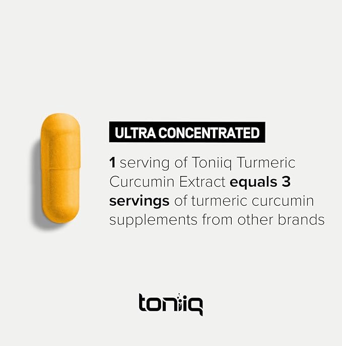 Turmeric Curcumin - Ultra High Potency 60:1 Extract with 97% Curcuminoids - 1200mg Per Serving - Black Pepper & MCT Oil for Enhanced Absorption - Third-Party Lab Tested - 120 Capsules