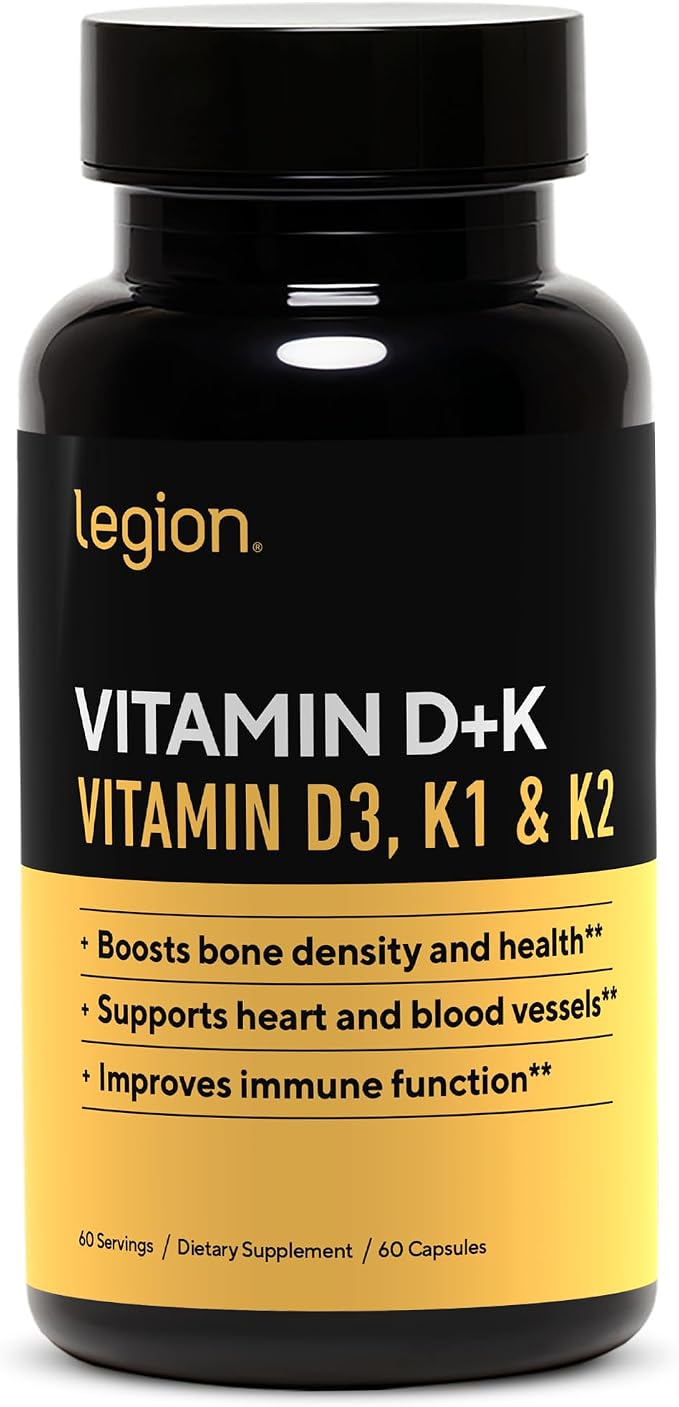 LEGION Women’s Complete Wellness Bundle – Triumph Sport Multivitamin for Women + Vitamin D3 K2 + Triton Triple Strength Omega 3 Fish Oil – Daily Support for Energy, Immunity, Heart & Bone Health