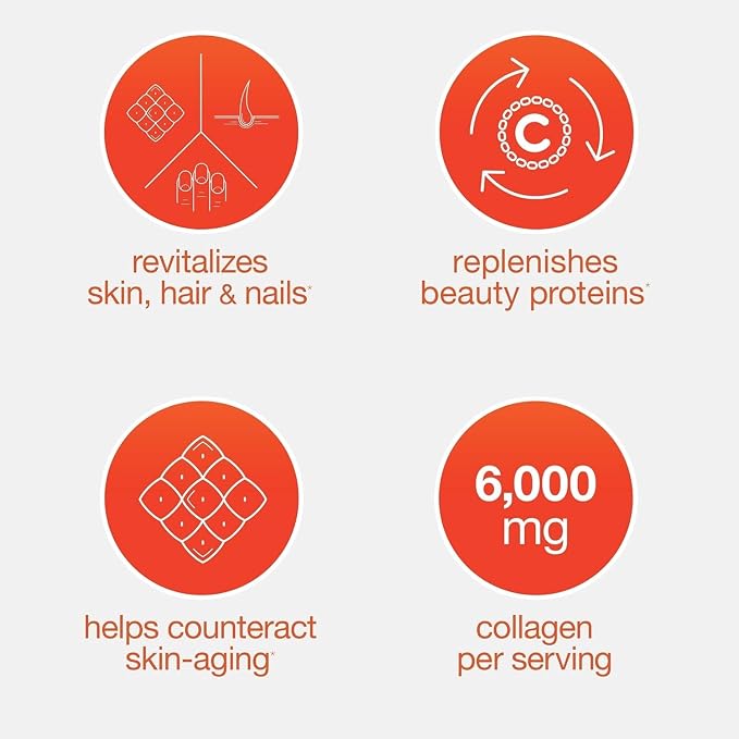 Youtheory Advanced Collagen - 6,000 mg - with Vitamin C - for Hair, Skin & Nails* - Collagen Supplements for Women and Men - 120 Tablets (Pack of 2)
