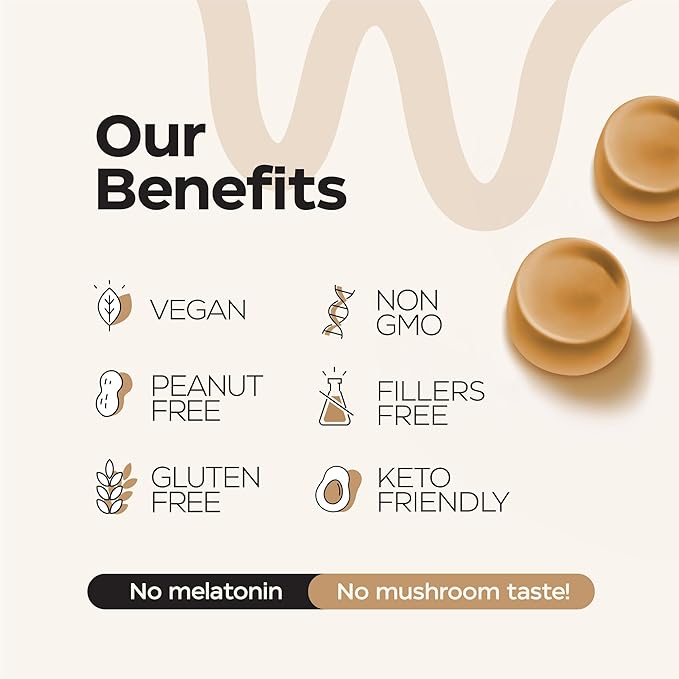 Mushroom Gummies 5000 Mg 120 Pcs (2 Pack) - Lion's Mane and 9 Adaptogenic Mushrooms Blend - Ashwagandha, L-Theanine - Mushroom Gummies for Energy, Immunity, Focus, Brain Boost - No Sugar and GMO