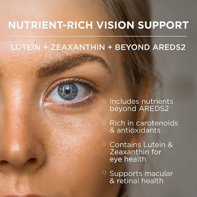 EyeScience – Macular Health Formula – Capsules – Complete Nutritional Supplement for Eye Health - Contains Lutein, Zeaxanthin, Vitamin C, D, E & B6 (60 Count (Pack of 1))